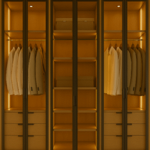 Custom-Sized Wall Wardrobe (2.5m Width x 2.7m Height)