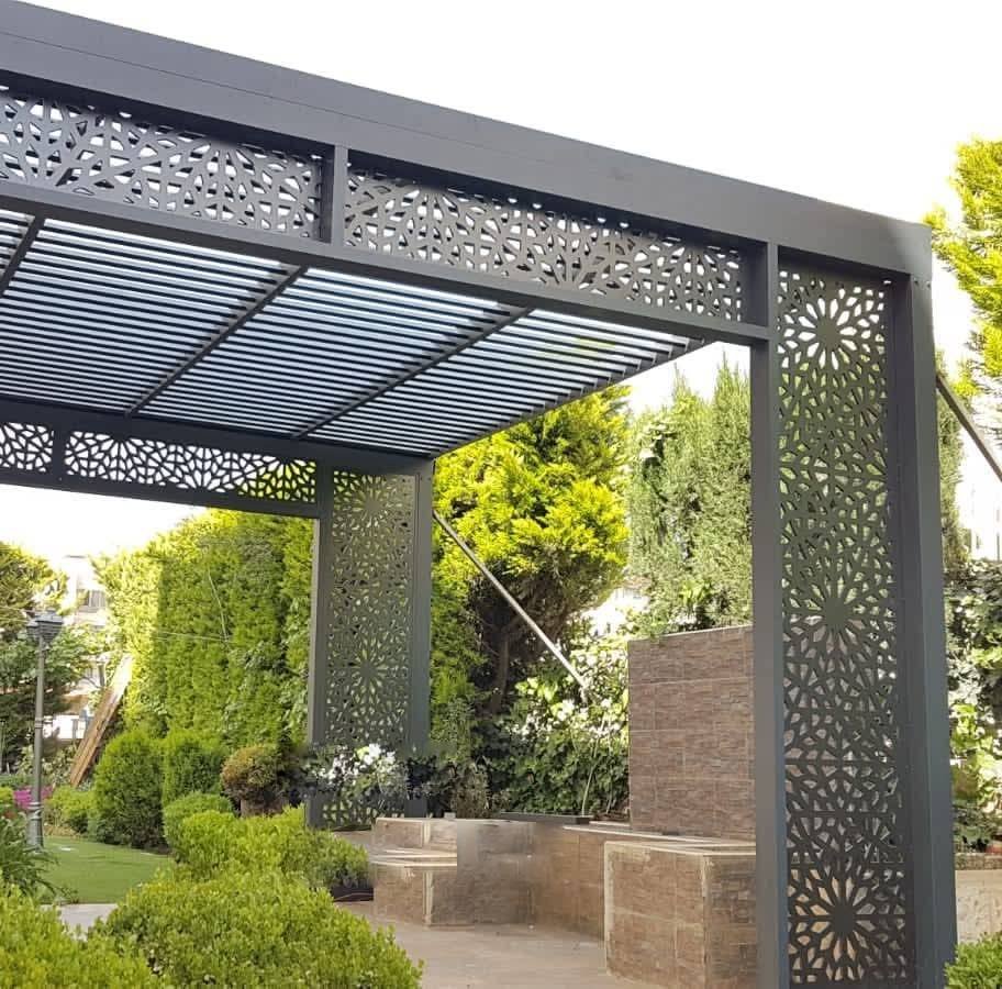 Custom Design & Installation: Aluminum Wood Finish Gates, Fences, Garage Doors, and Seasonal Pergolas - الصورة 2